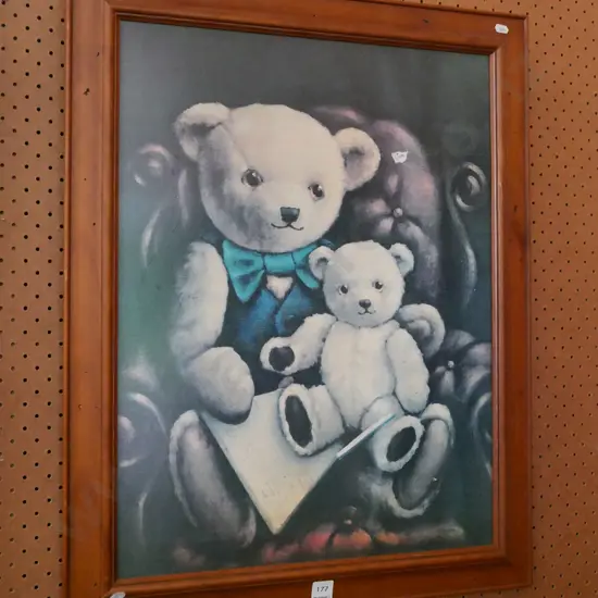 framed print - teddy bears
