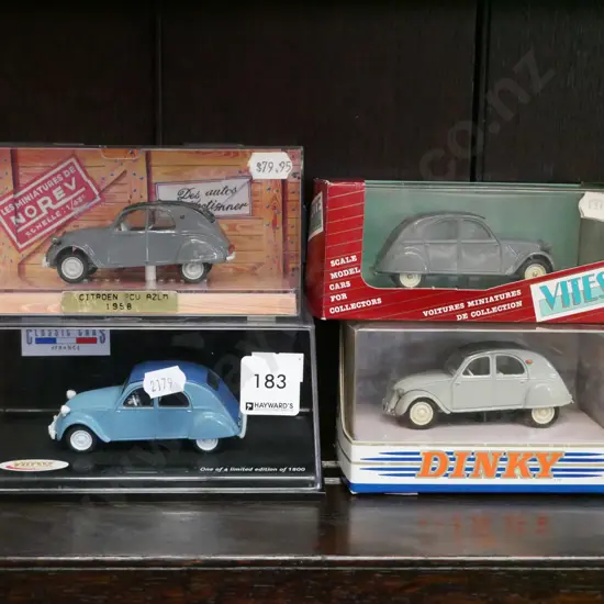 4x boxed model Citroens