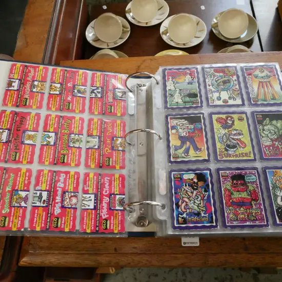 album of collector cards