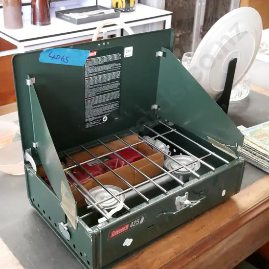 as-new Coleman white spirit camping stove