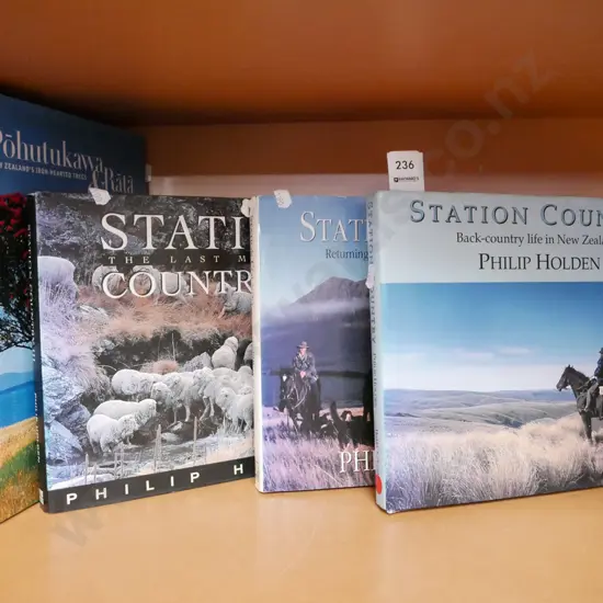 NZ sheep station books, pohutakawa and rata book
