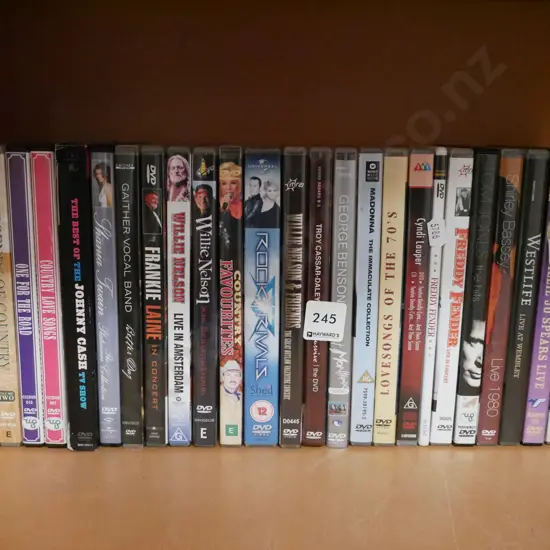 country and western music DVDs