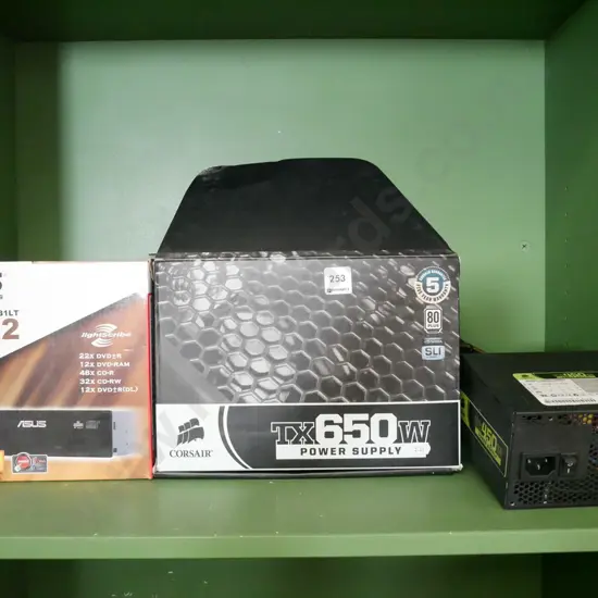 computer power supply, DVD/CD drive