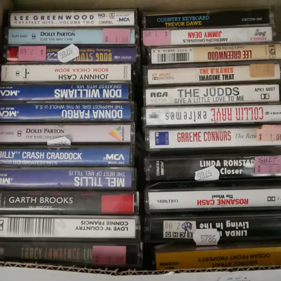 country and western tape cassettes