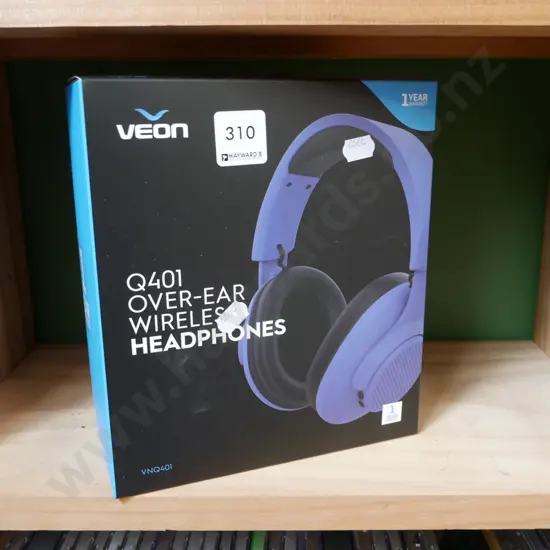 pair of Veon wireless headphones