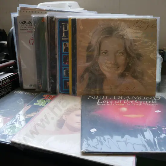 LPs; Neil Diamond, Olivia Newton John etc