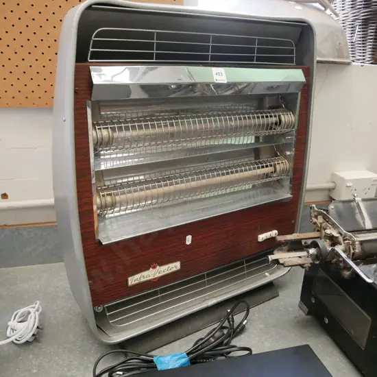 retro Infra-vector chromolux heater (as is no returns)