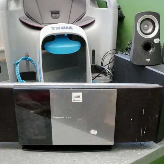 Panasonic mini system & Logitec speakers (need a clean)