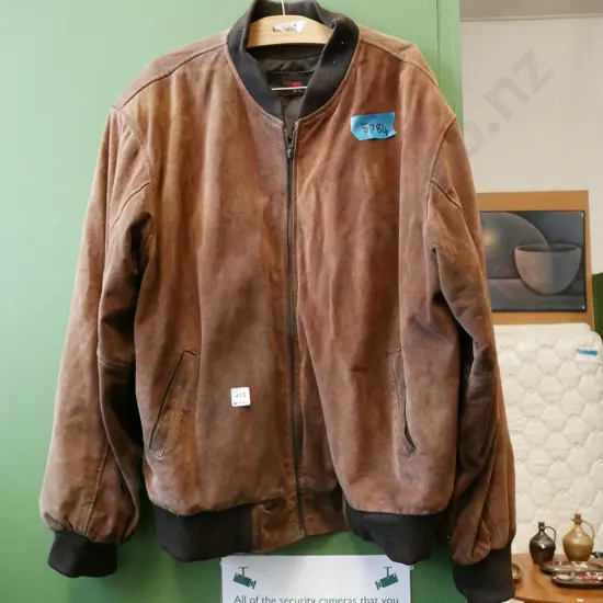 size 4xl suede jacket