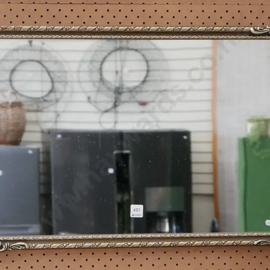 gilt framed wall mirror