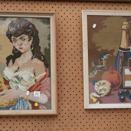 2x framed needleworks