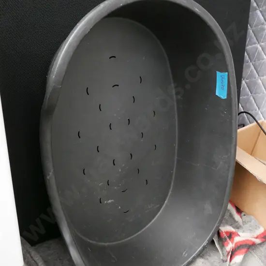 plastic dog bed