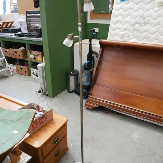 twin bulb halogen standard lamp