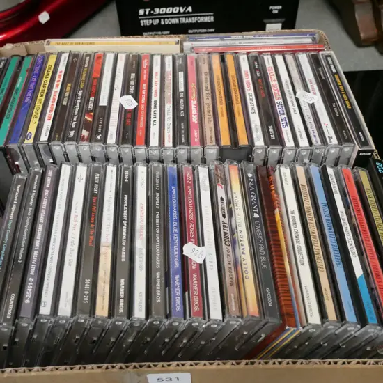 box; country and western CDs