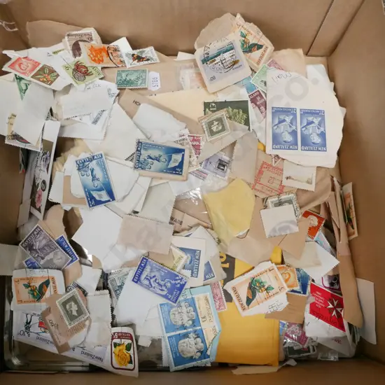 box of stamps