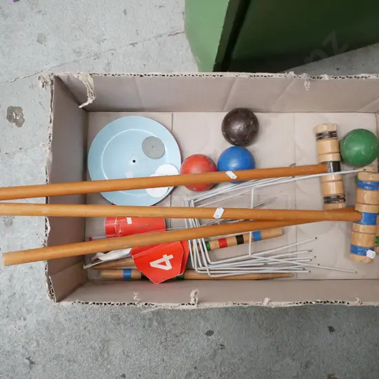 child's croquet set