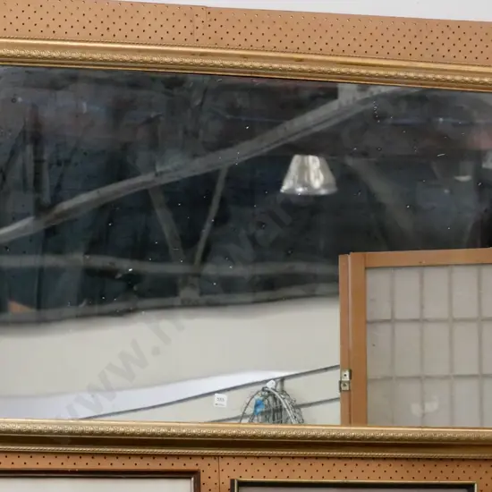 ornate gilt framed wall mirror H-810 W-1300