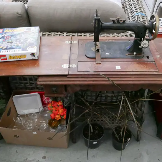 rusty restorer's Singer treadle sewing machine