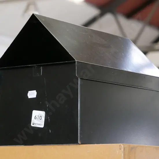 black metal letter box