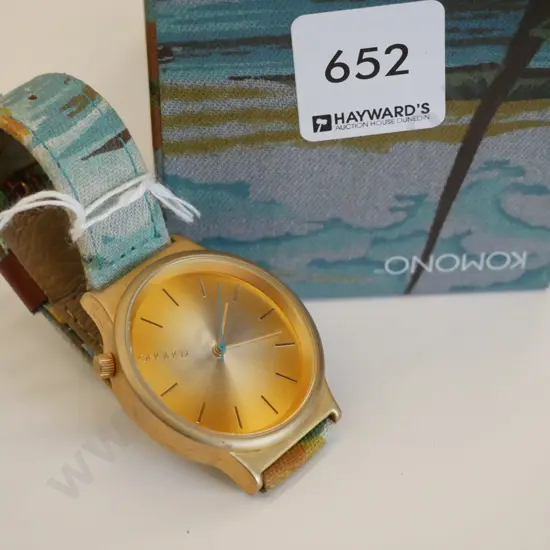 cased men's wristwatch