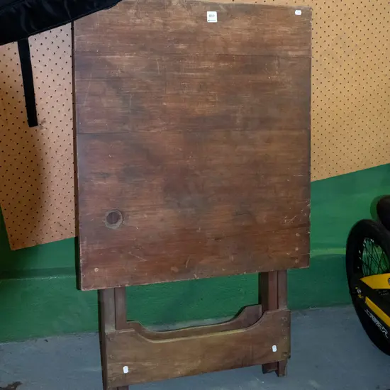 vintage foldaway school desk