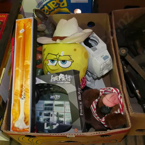 box; children's toys