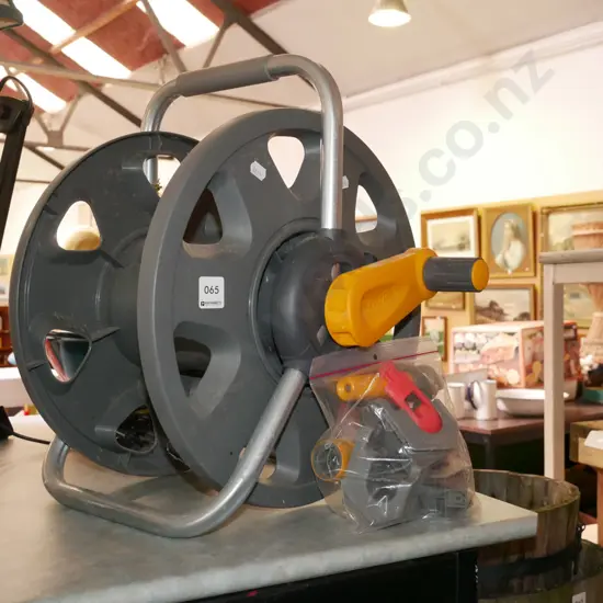 Hozelock hose reel and accessories