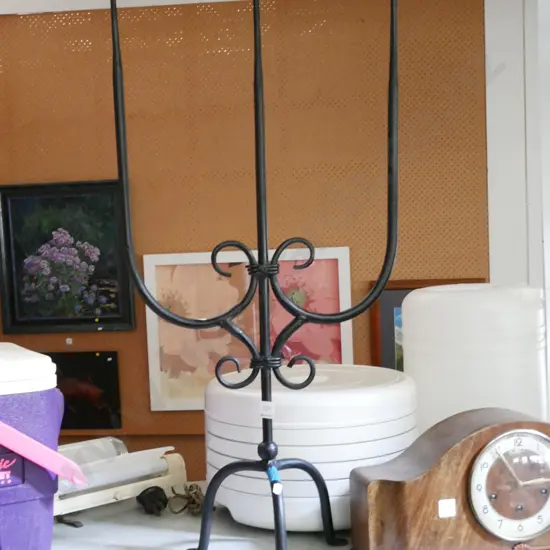 wrought metal candelabra H-900