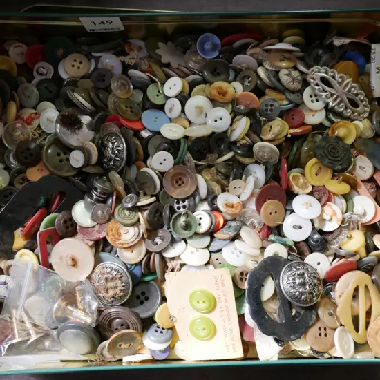 tin of buttons