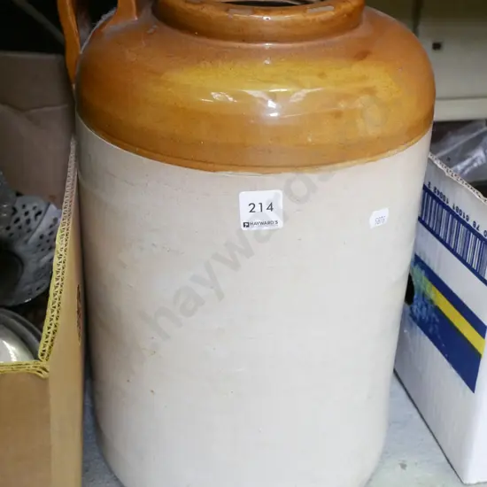 stoneware crock -missing lid H-370