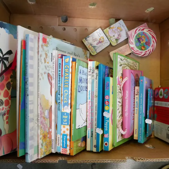 box of children's books