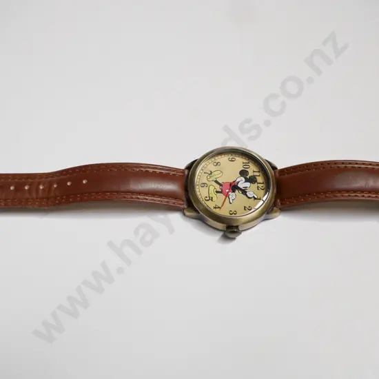 Mickey Mouse themed wristwatch
