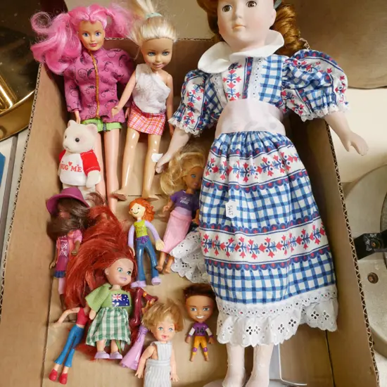 box of dolls