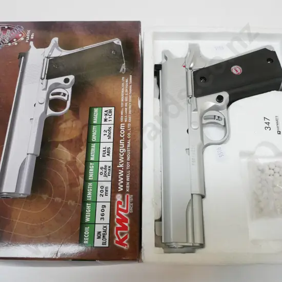 boxed bb gun, 1911 model