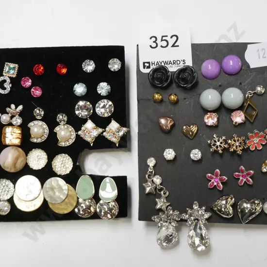 assorted earrings