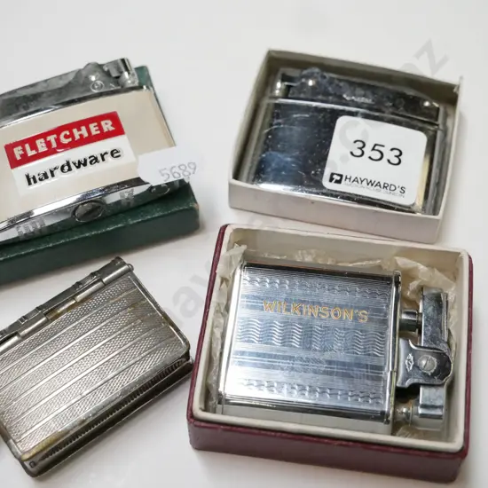 3 lighters & calling card holder