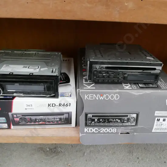 2 x car stereo head units