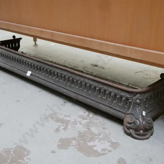 rusty metal fire grate