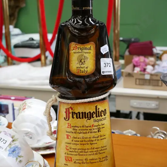 1L bottle of Frangelico Liqueur
