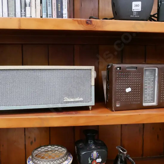 National Panasonic transistor radio & restorer's Pacemaker speaker