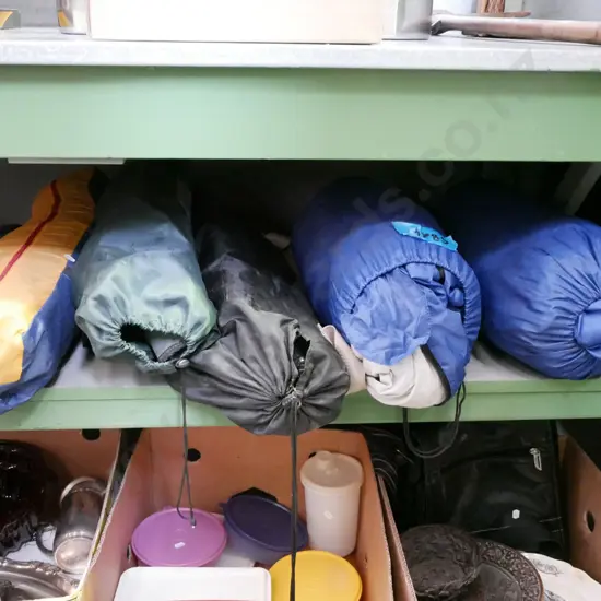 2 x camping chairs, tent & 2 sleeping bags