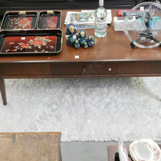 woollen shag pile floor mat L-1780 W-1430