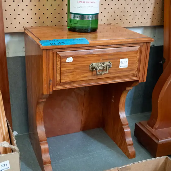 small drawer from the top of a mirror back mirror - crack to back