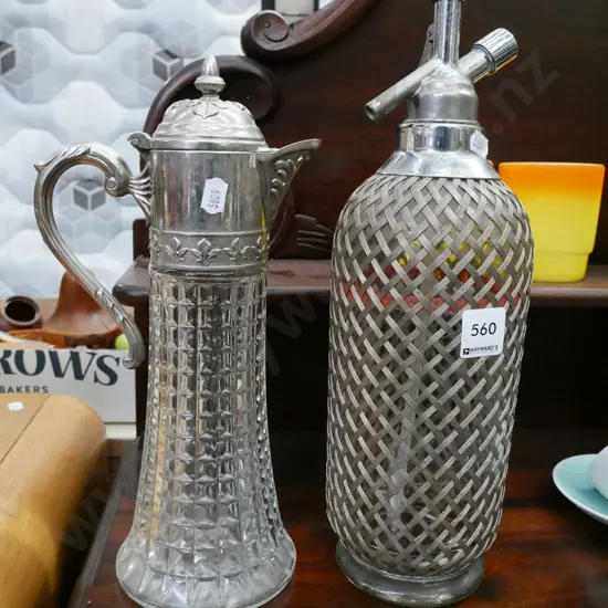 soda syphon, claret jug