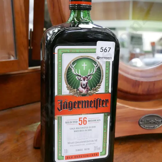 1L bottle of Jagermeister