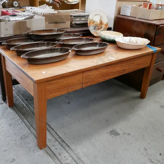 hardwood coffee table H-430 W-1000 D-530