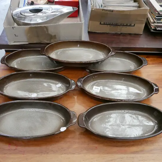 7x Temuka baking dishes