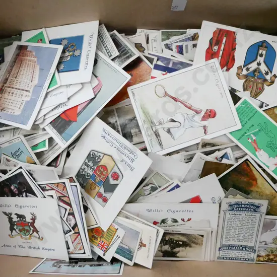 box of collector cards