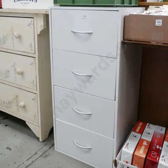 mdf meleteca 4 drawer chest H-900 W-410 D-400