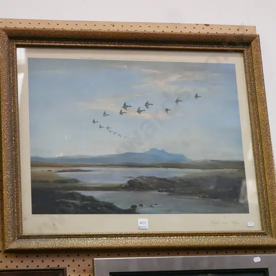 framed Vernon Ward print